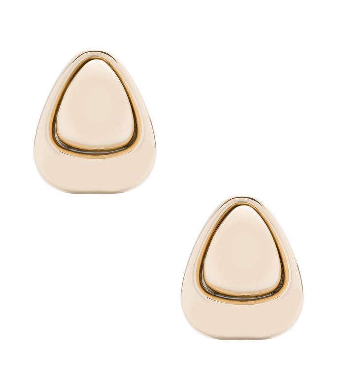 astra stud earrings goldtone