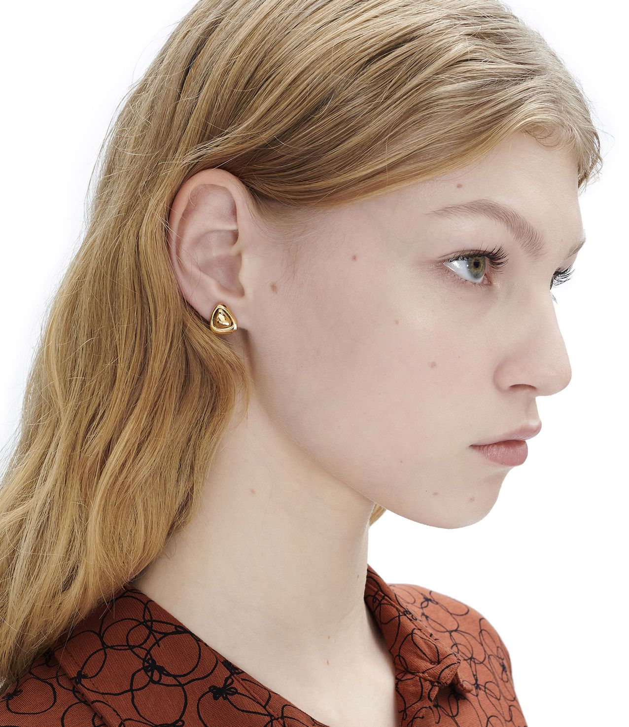 Astra stud earrings GOLDTONE APC