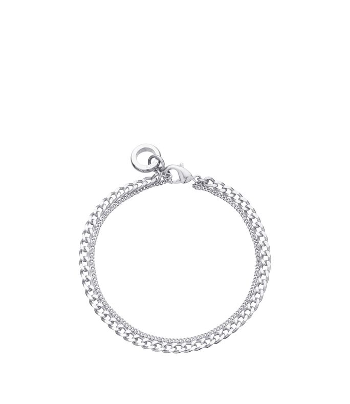 minimal bracelet silvertone