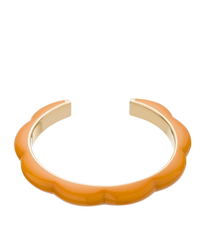 rose bracelet goldtone / caramel
