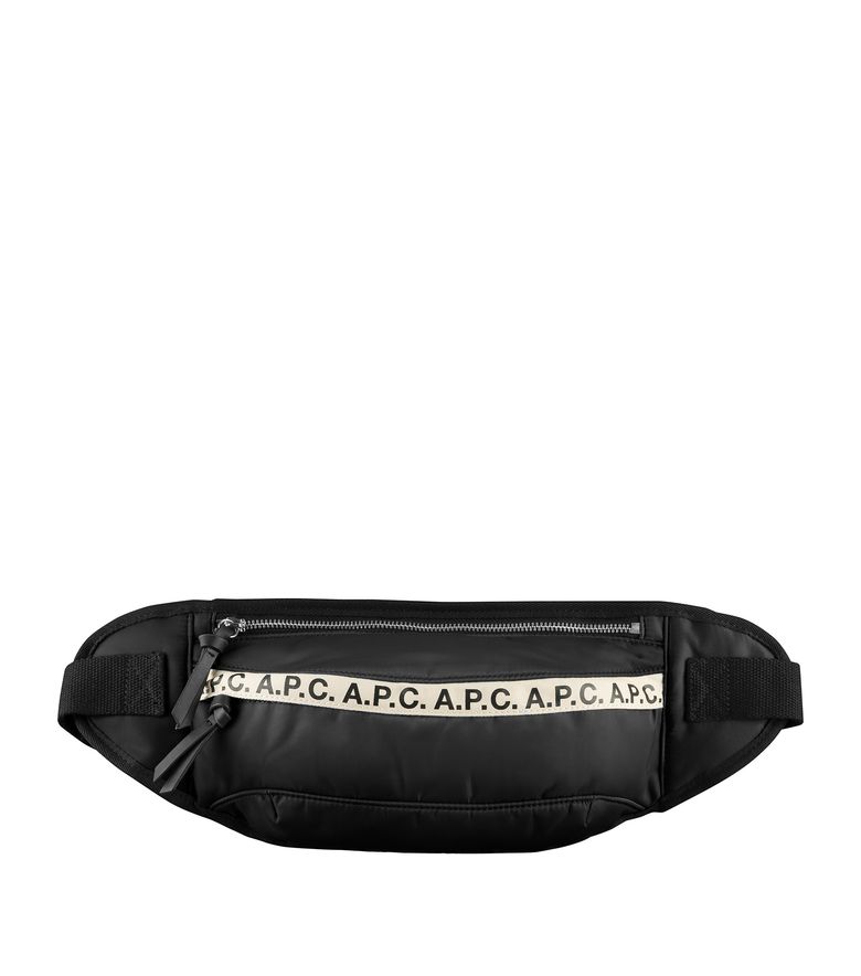 Large Repeat hip bag BLACK