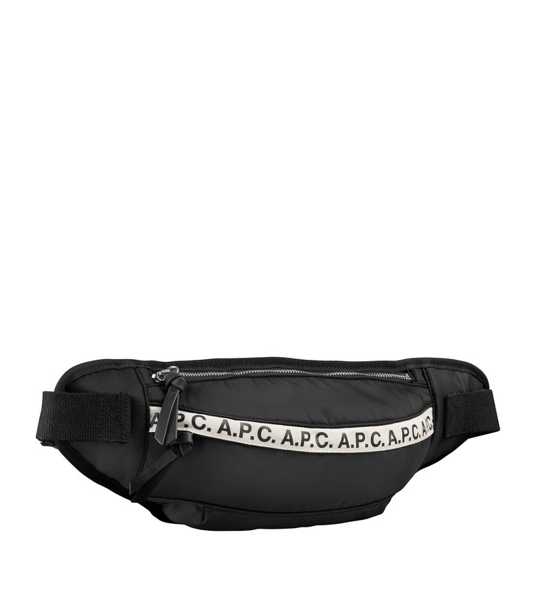 Large Repeat hip bag BLACK