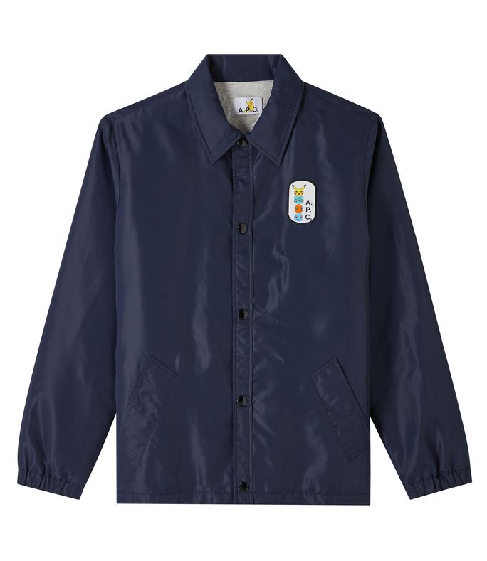 pokémon coach jacket navy blue