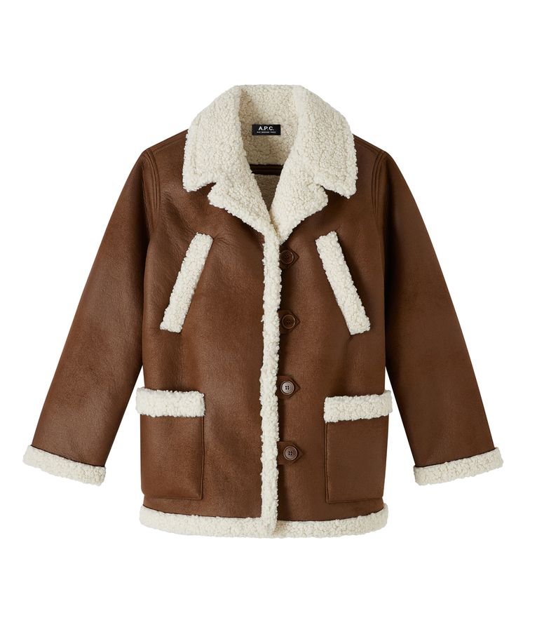Carla coat FROSTED CHESTNUT BROWN