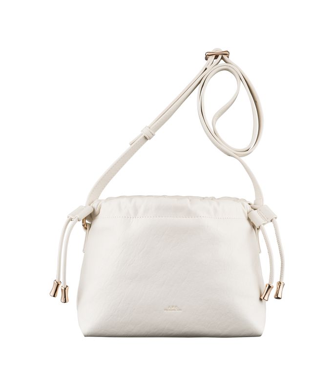 ninon mini bag crinkled recycled leather-like material