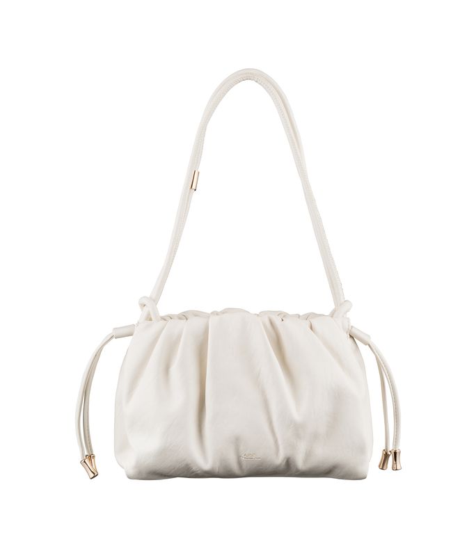 ninon shoulder mini bag crinkled recycled leather-like material