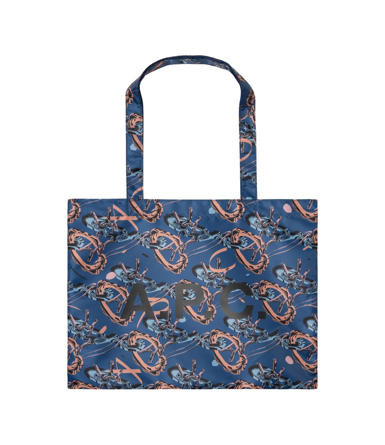 Diane Réversible shopping bag BLUE APC