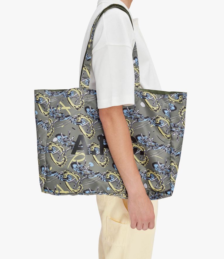 Diane Réversible shopping bag BLUE