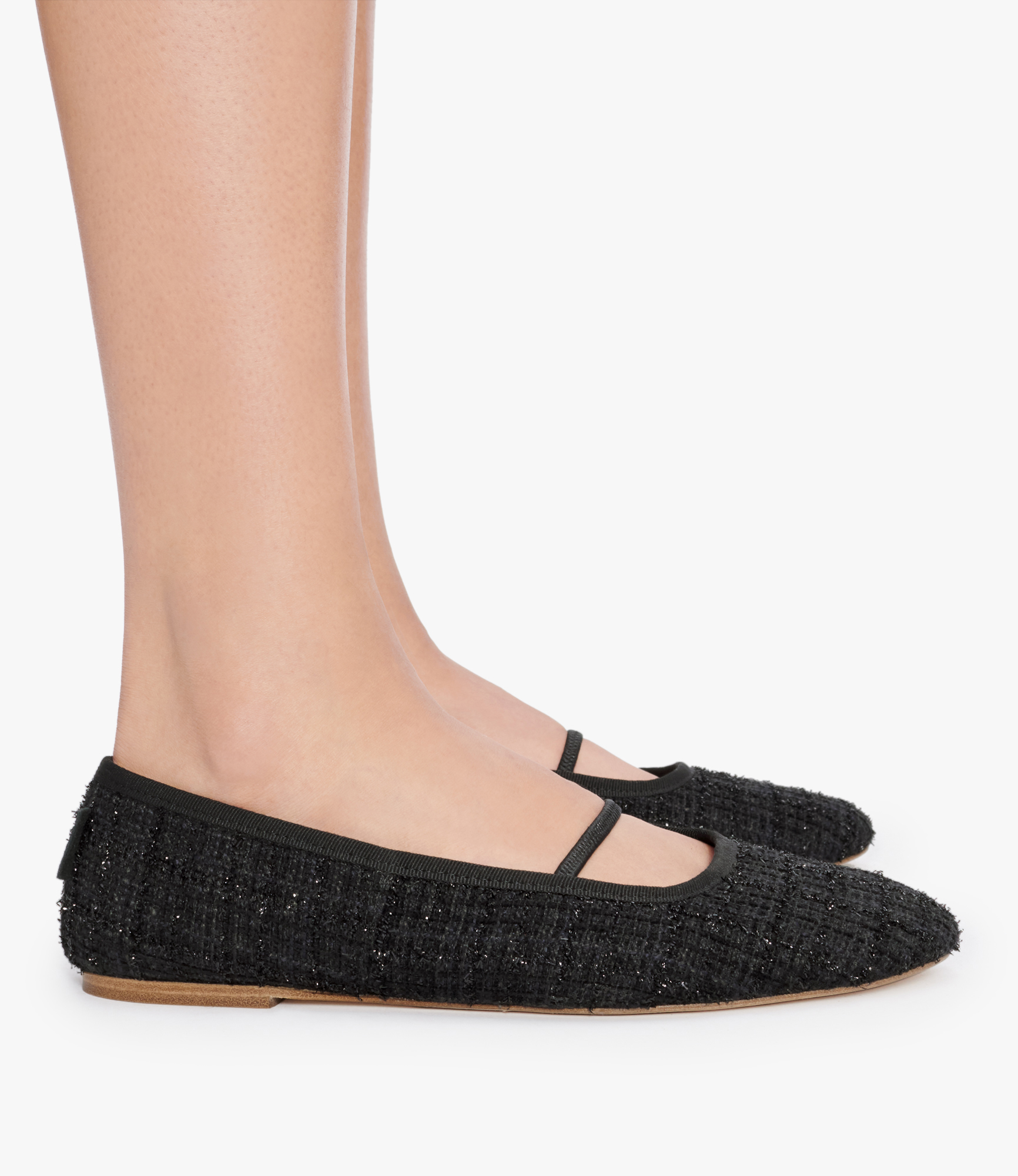 All black jungle ballet flats store