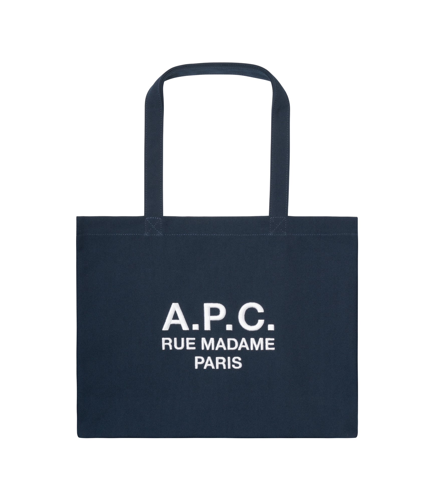 A.P.C. logo-print tote bag - Black