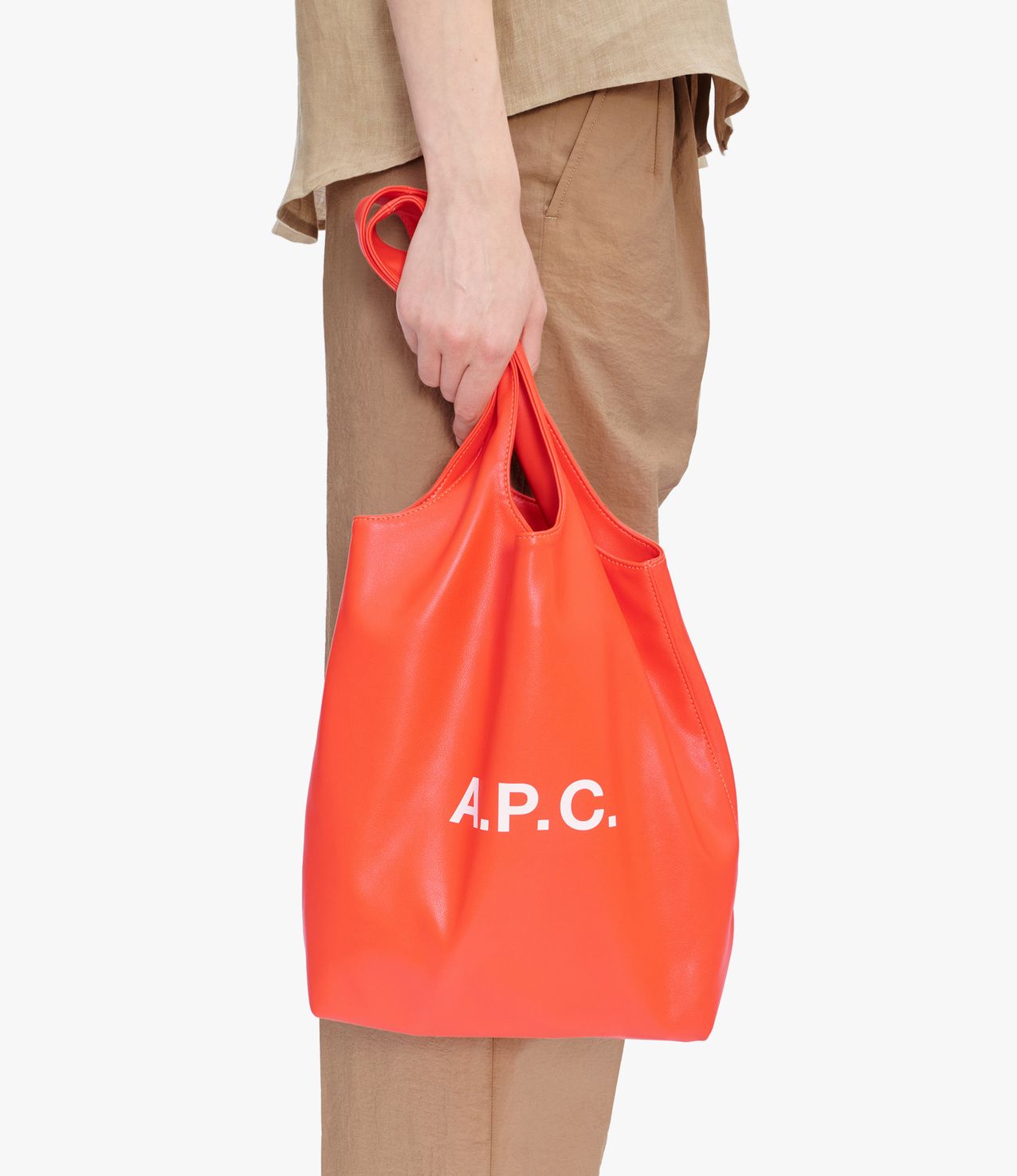 Ninon Small tote bag ORANGE APC