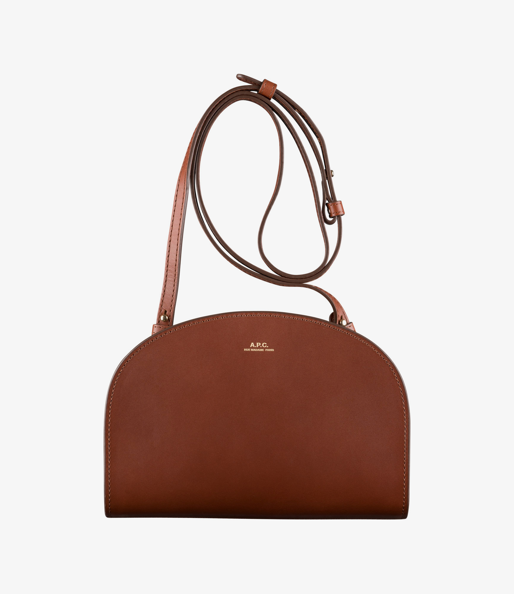 Demi Lune clutch Nut brown A.P.C