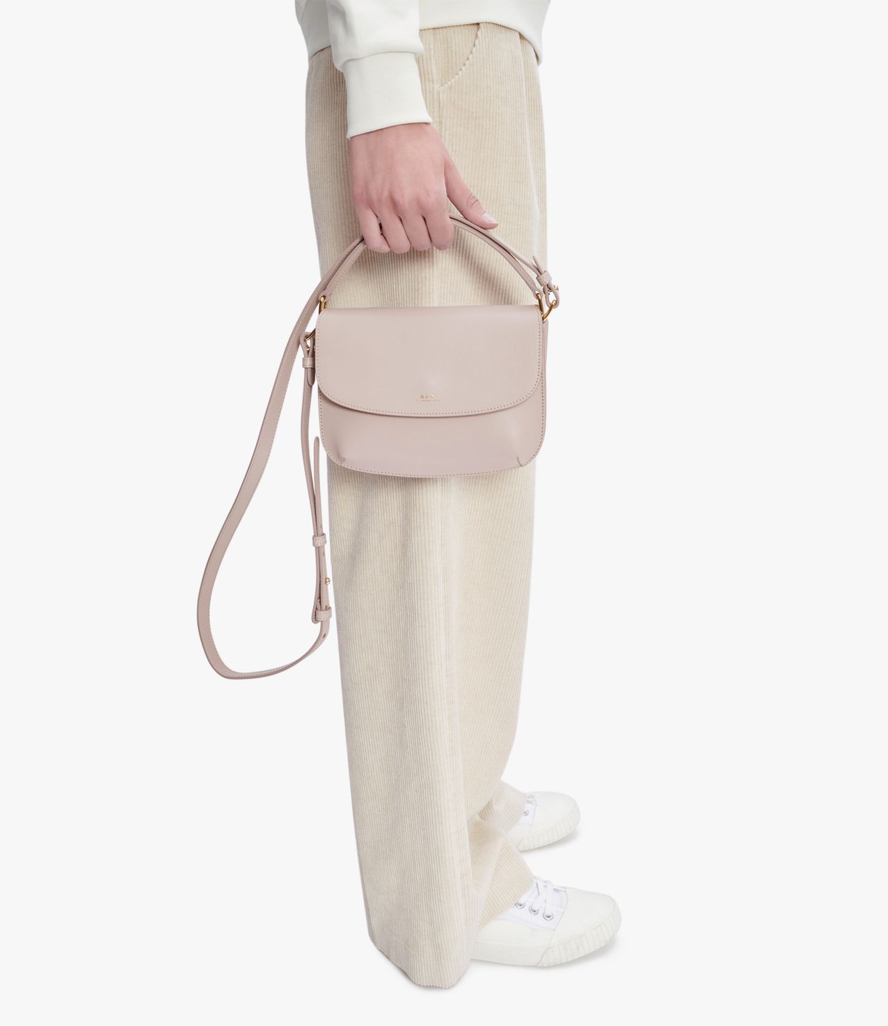 Sarah Shoulder Mini bag MOON GREY APC