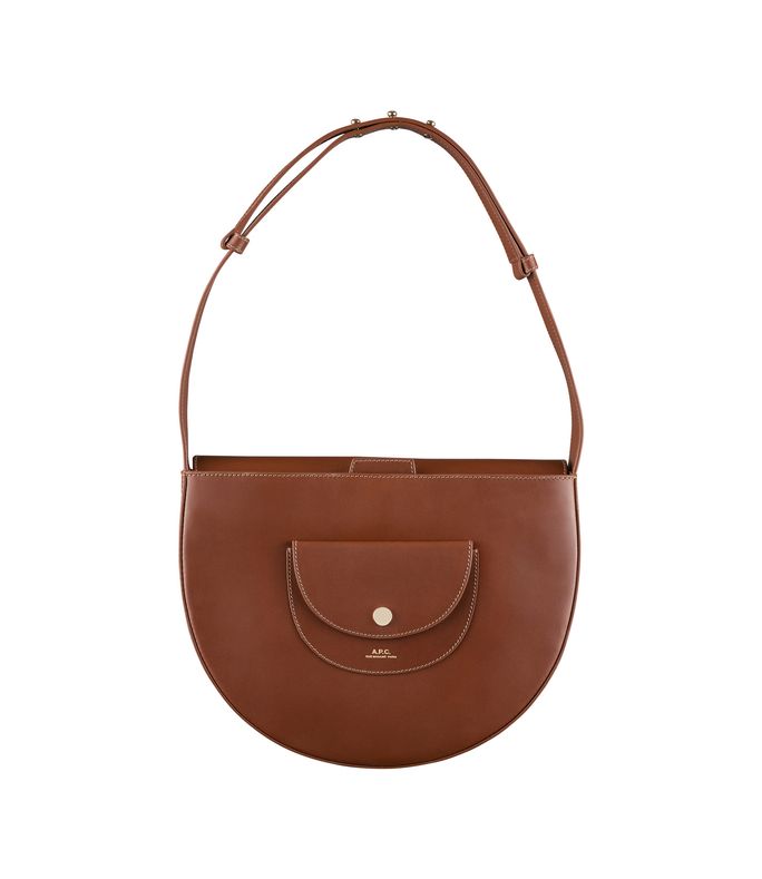 le pocket smooth vegetable-tanned leather