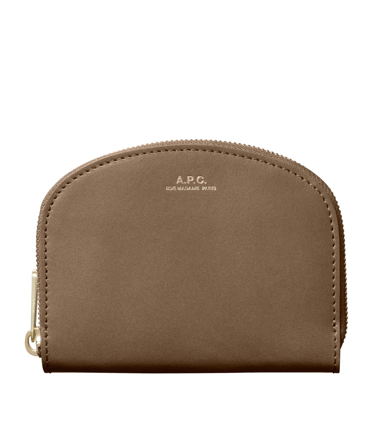 Demi-Lune compact wallet TAUPE APC