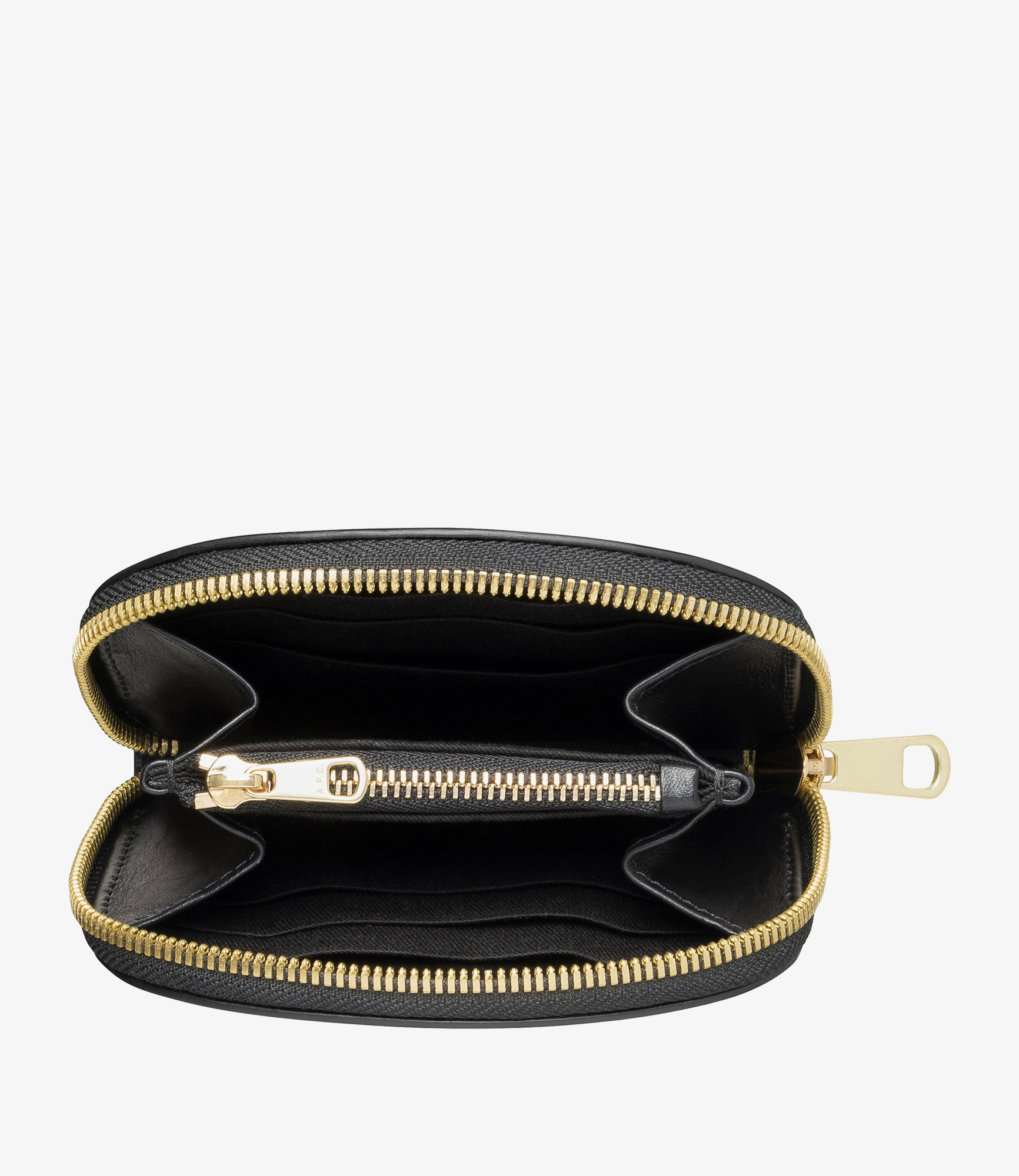 高評価なギフト wallet compact Demi-Lune Black A.P.C. | 小物