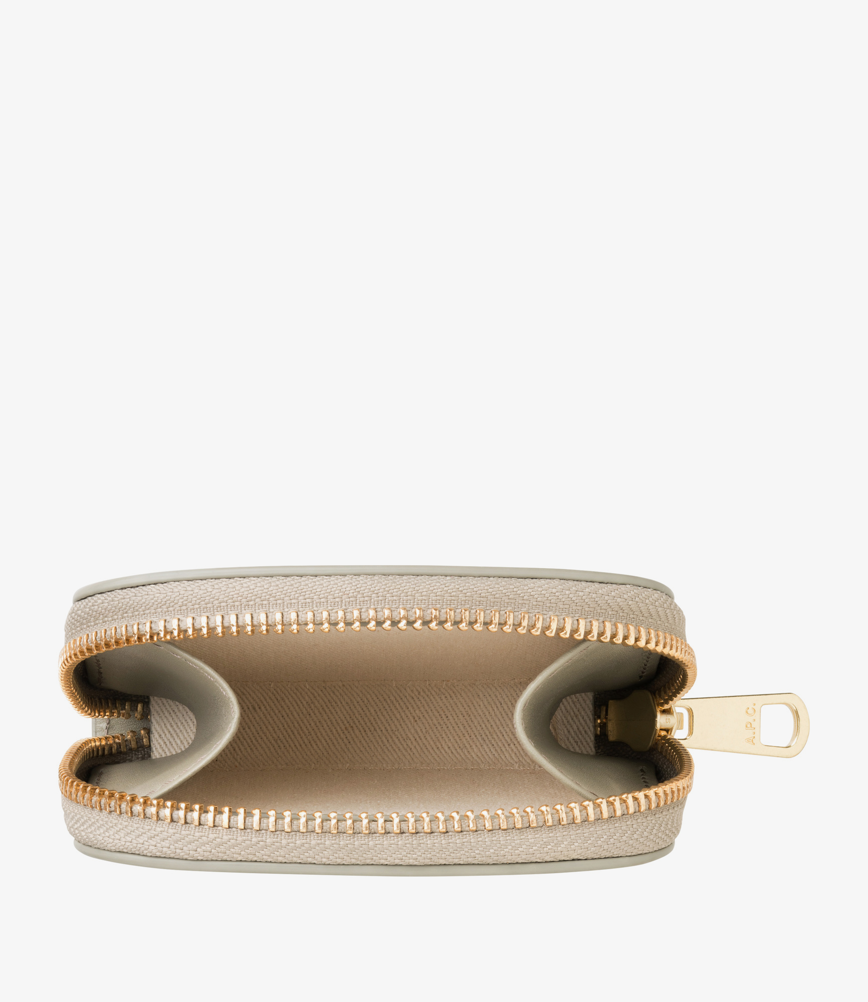 Demi-Lune compact wallet Black | A.P.C.