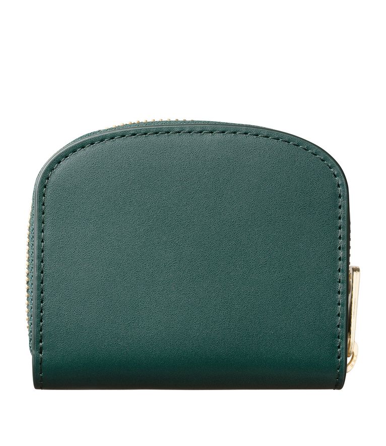 Demi-Lune Mini compact wallet BOTTLE GREEN
