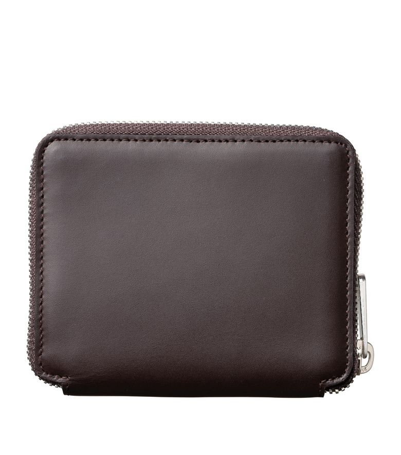 Malo compact wallet DARK CHESTNUT BROWN