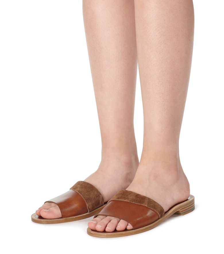 Kenza sandals CHESTNUT BROWN