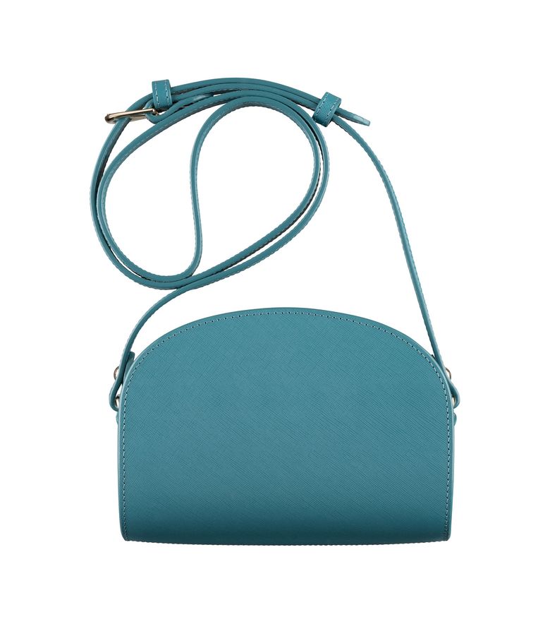 Demi-Lune Mini bag PEACOCK BLUE