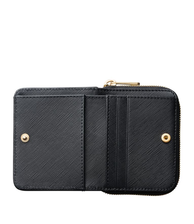 Emmanuelle Small compact wallet BLACK