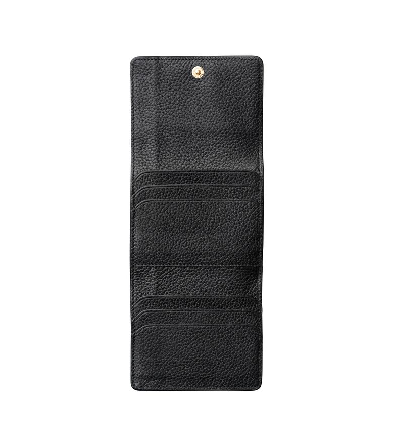 Loïs compact wallet BLACK
