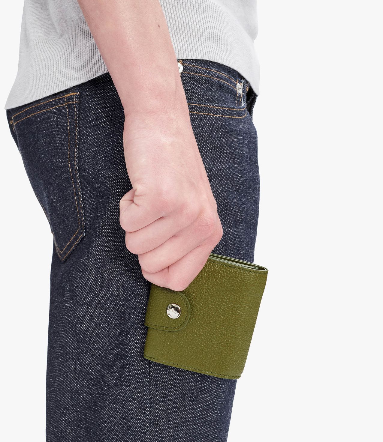 Charles trifold wallet EVERGREEN APC