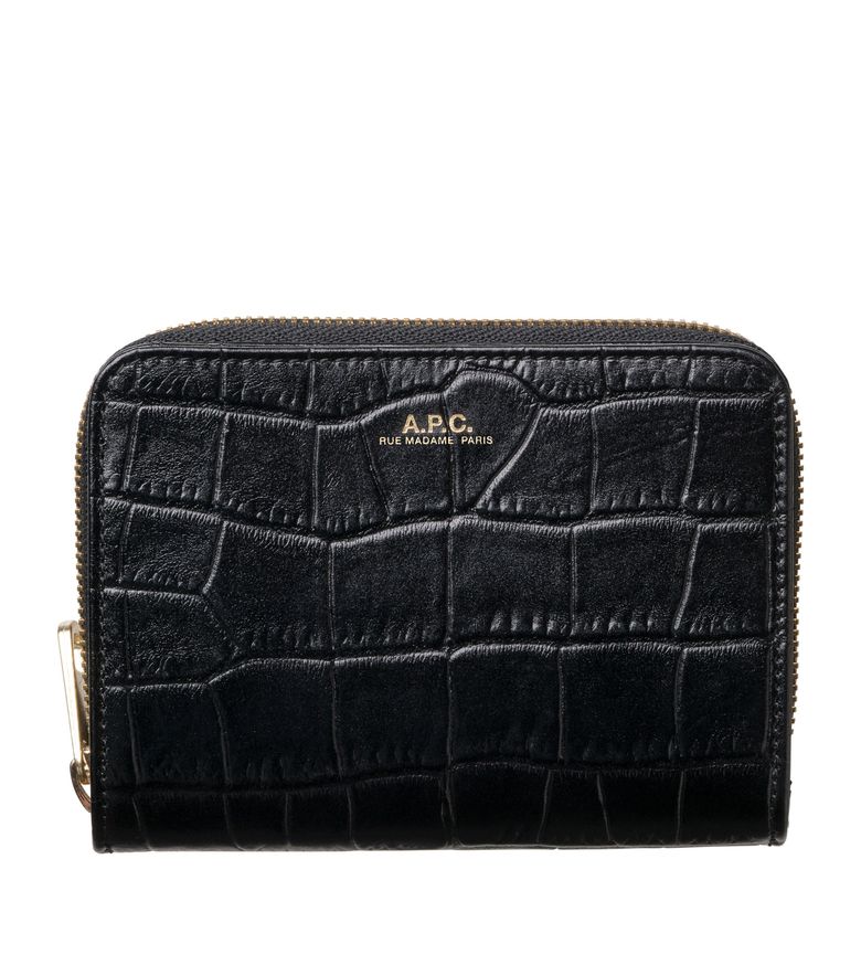 Emmanuelle compact wallet BLACK