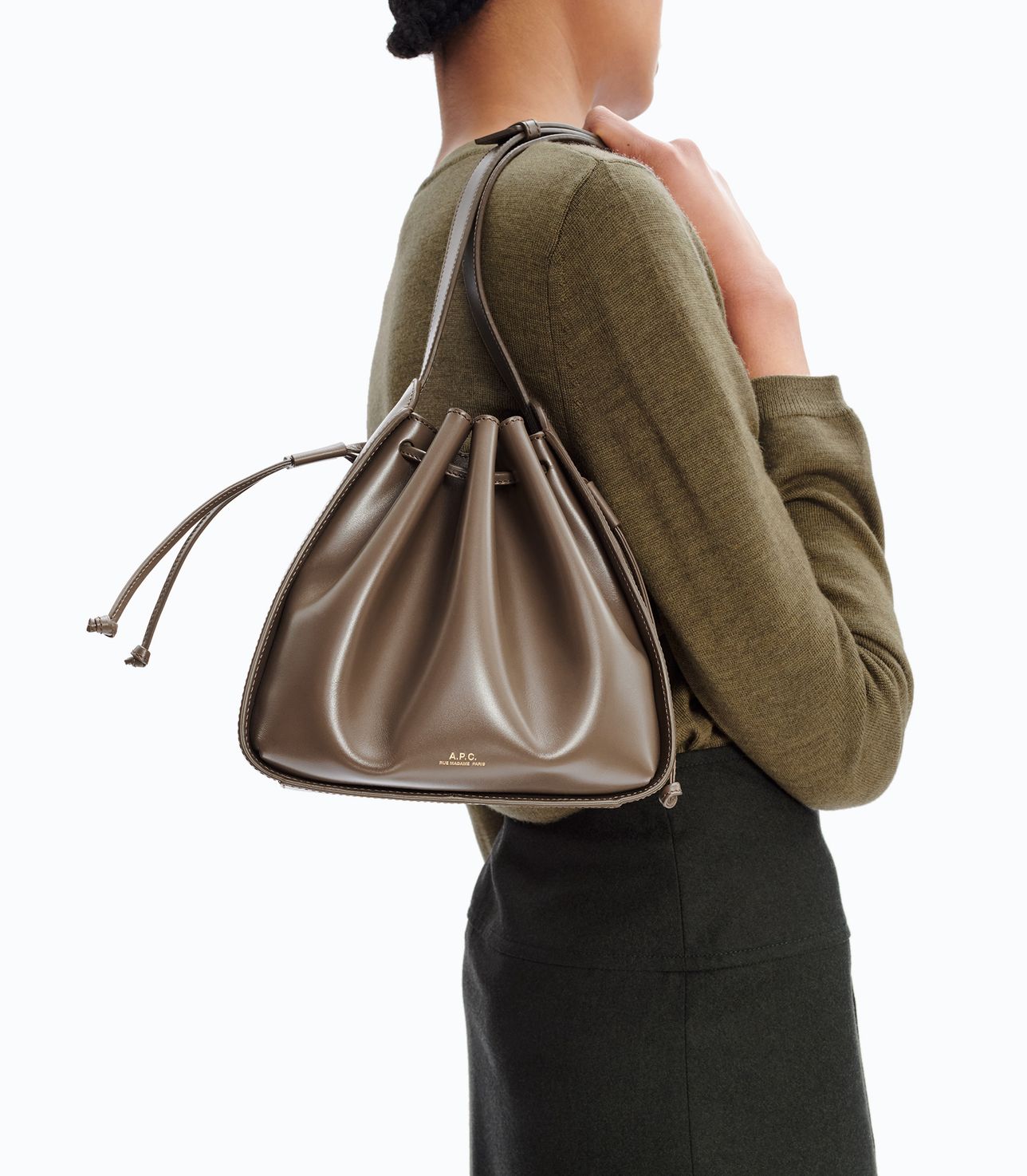 Tasche Courtney Small TAUPE APC