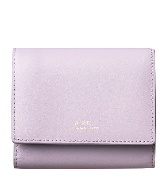 lois small compact wallet lavender