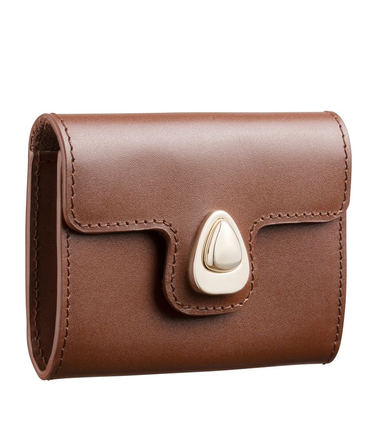Astra compact wallet NUT BROWN
