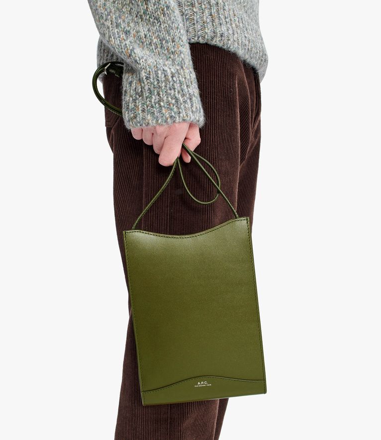 Jamie Large neck pouch EVERGREEN
