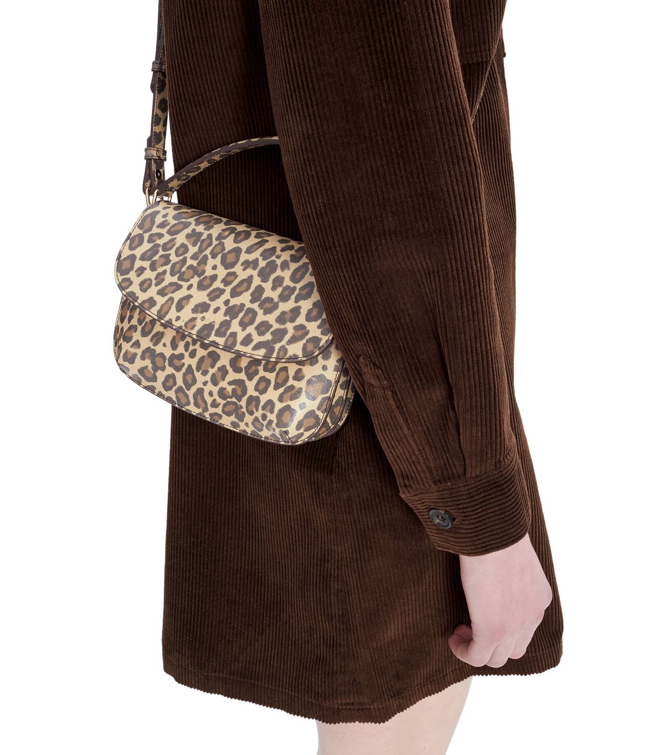 Sarah Shoulder Mini bag LEOPARD PRINT APC