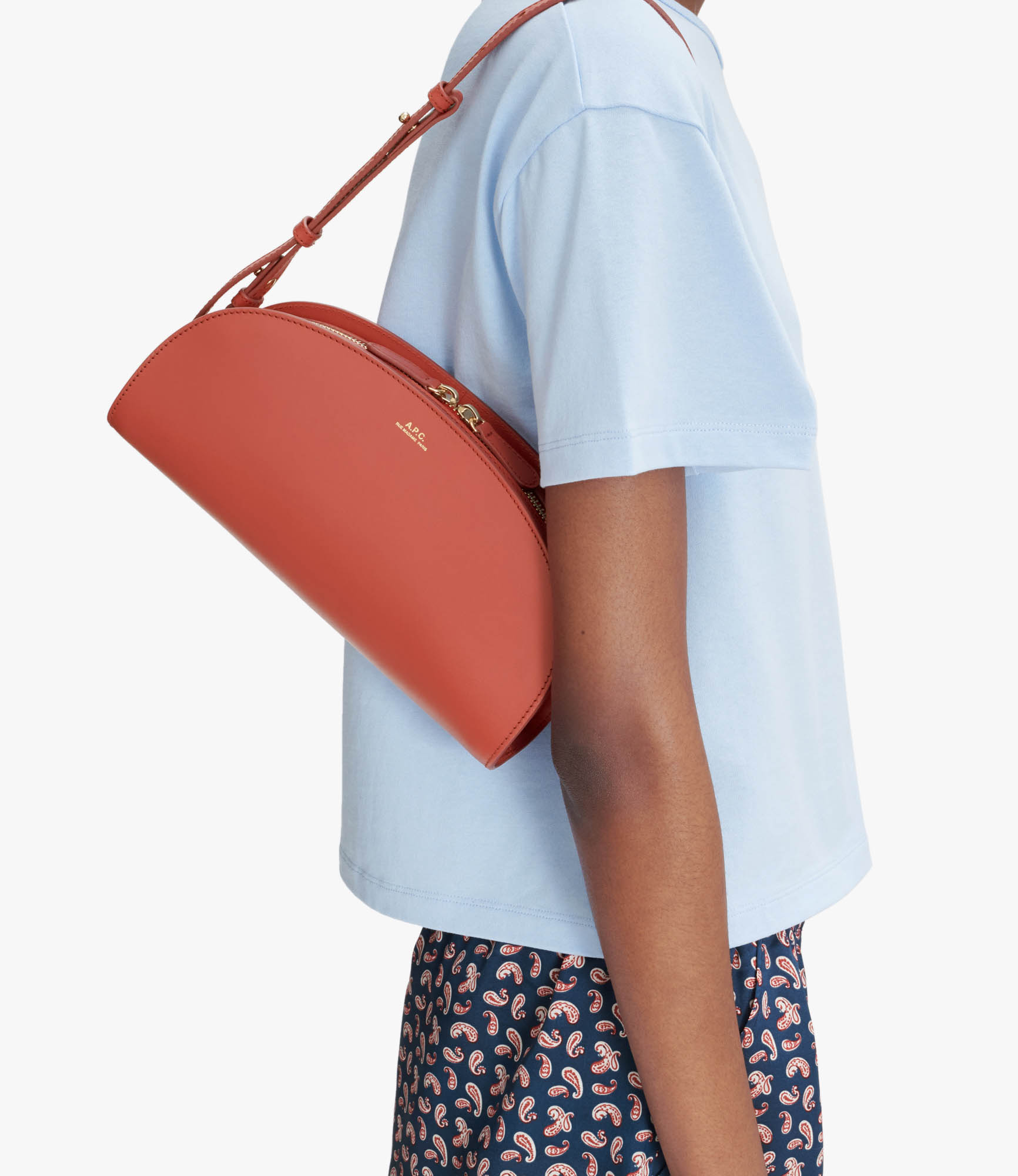 Demi Lune Mini Demi Lune Taschen Leder Pflanzliche Gerbung A.P.C