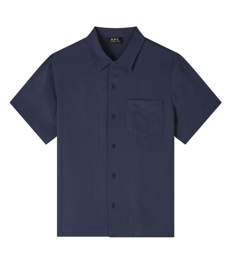 Lloyd short-sleeve shirt DARK NAVY BLUE