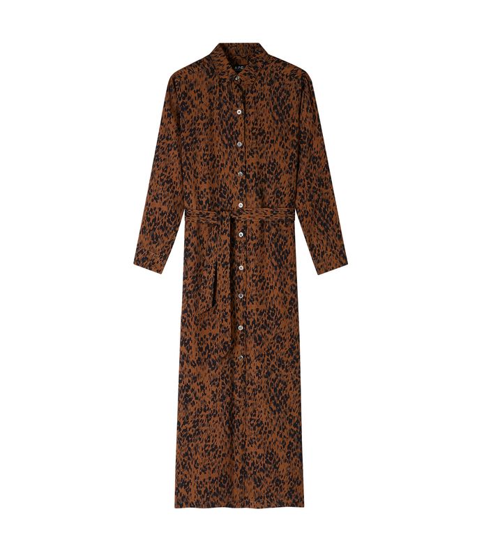 robe gwyneth marron