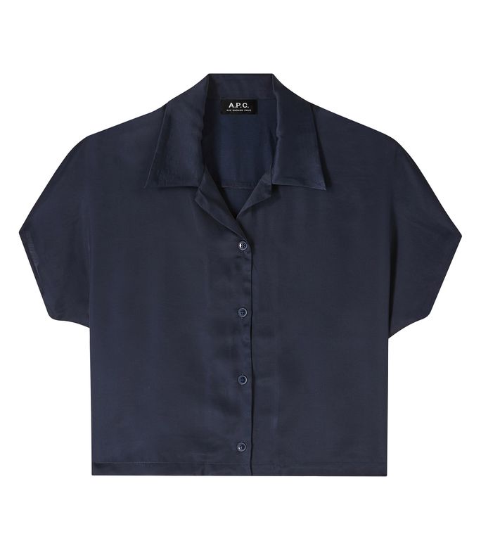 miley short-sleeve shirt dark navy blue