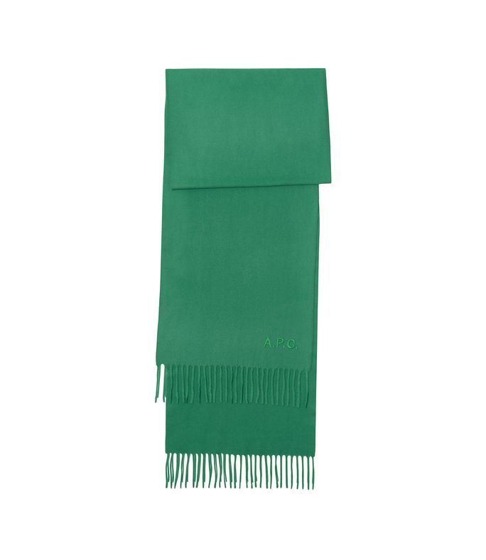 ambroise brodée scarf green