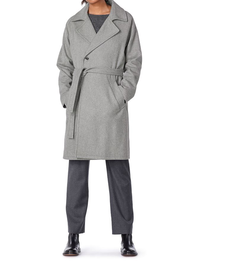 Bakerstreet coat Pale heather grey