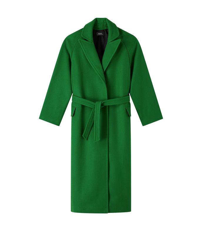 florence coat green