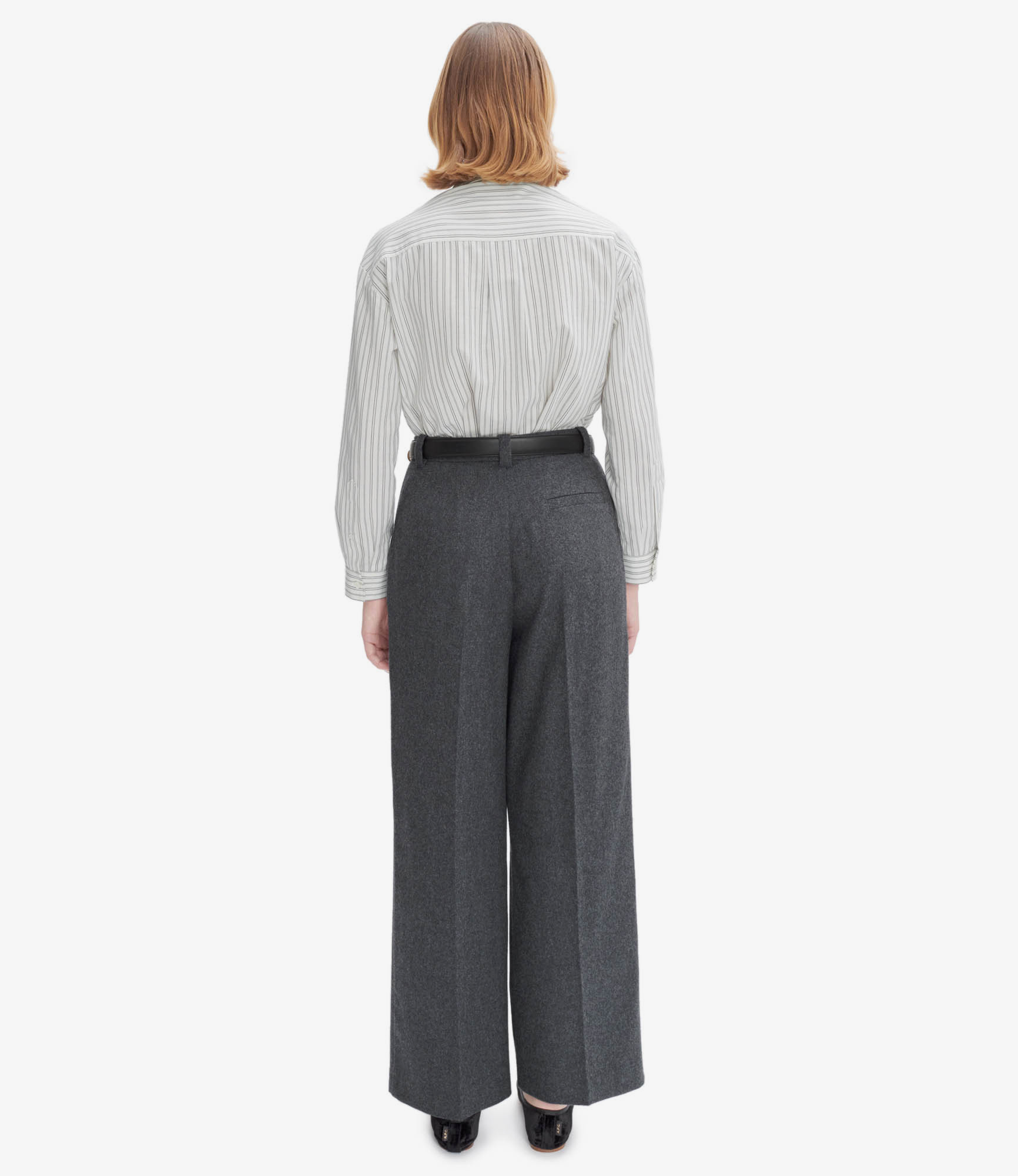 Tressie trousers Heather charcoal grey | A.P.C.