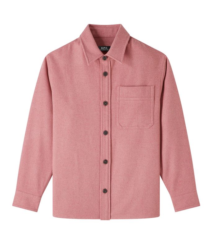 basile overshirt pink