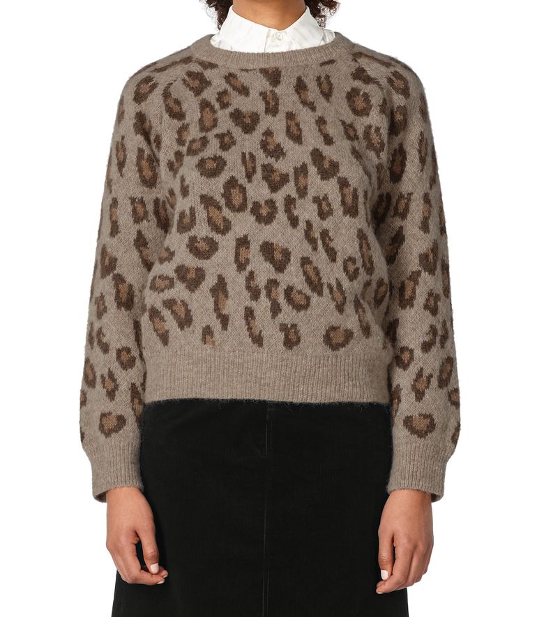 Pull Esther Marron glace
