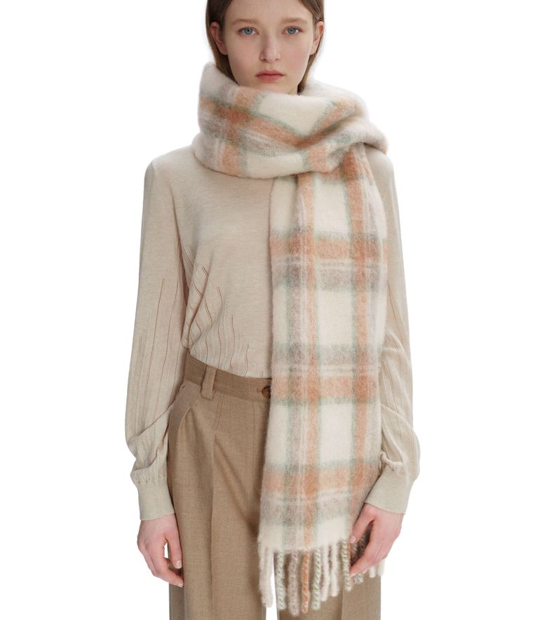 Elie scarf OFF-WHITE/APRICOT
