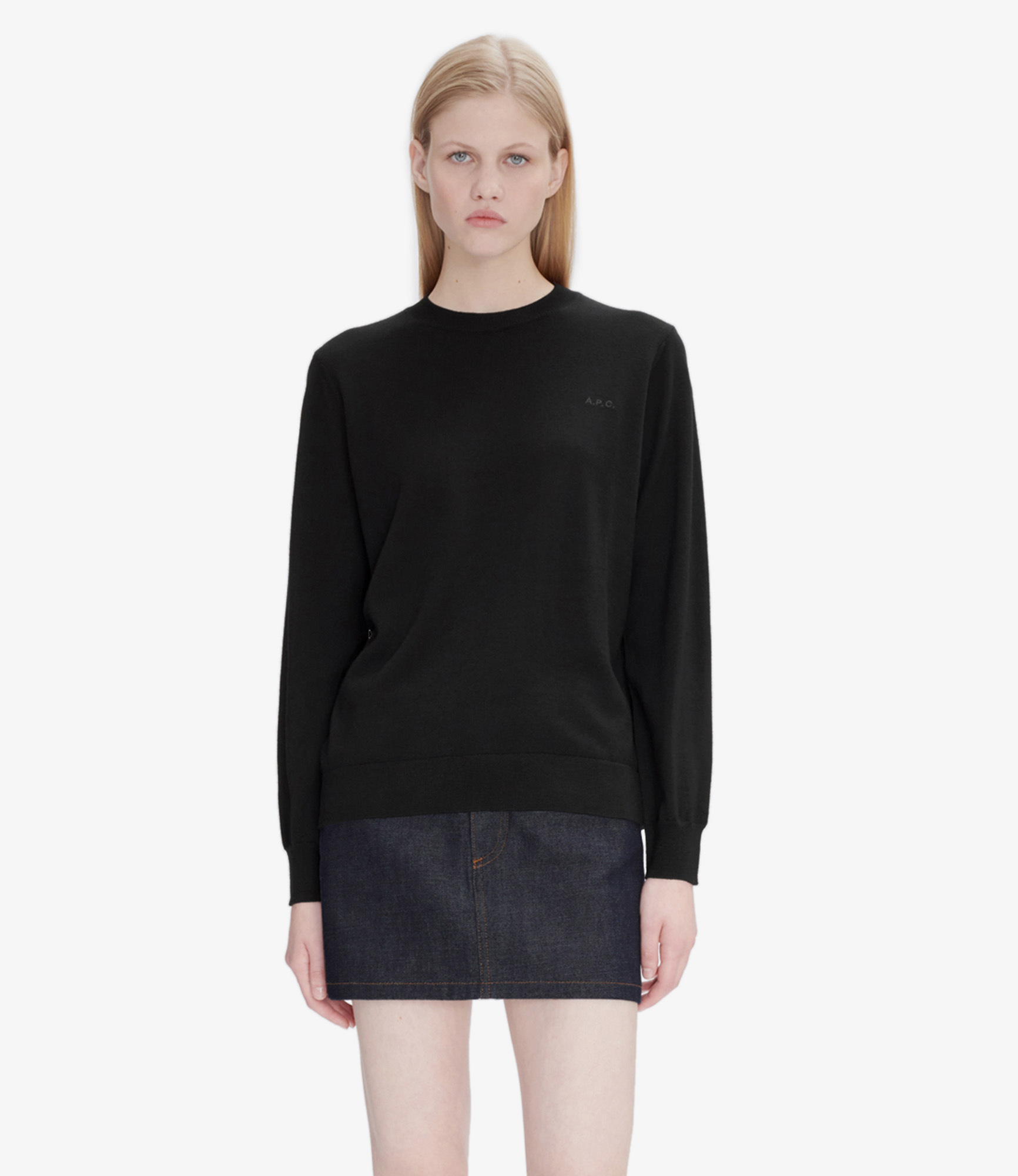 Philo Logo jumper Black | A.P.C.