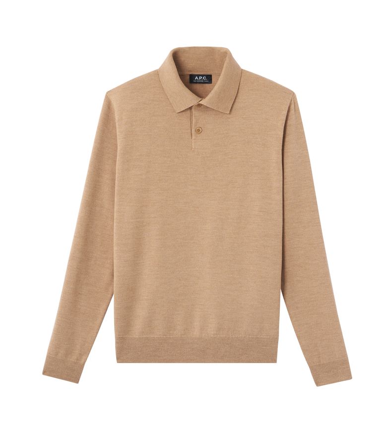 Polo Jerry BEIGE CHINé