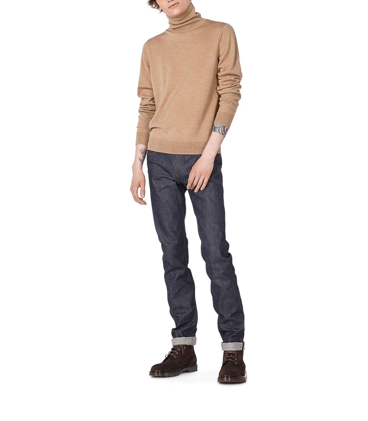 Pull Dundee BEIGE CHINé APC