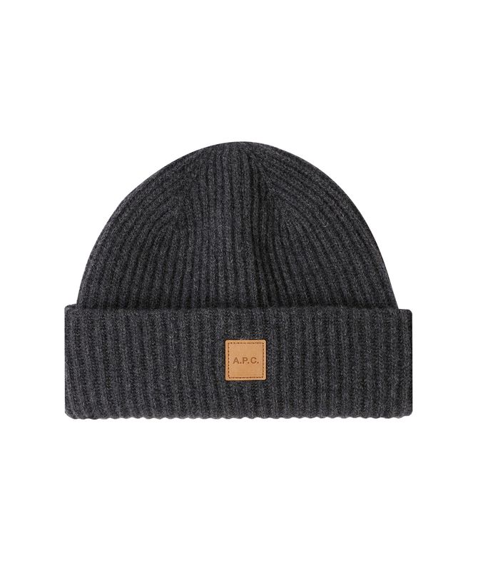 michele knit cap heather charcoal grey