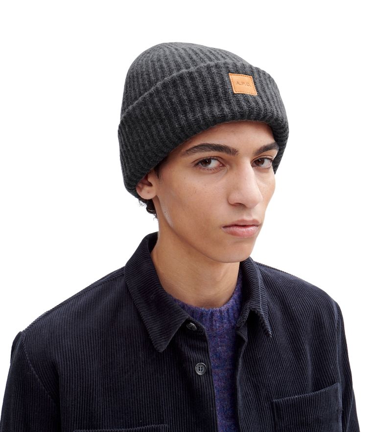 Michele knit cap HEATHER CHARCOAL GREY